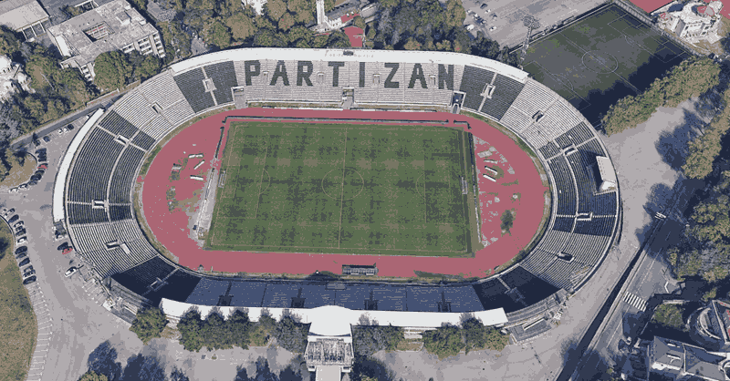 Stadion Partizana – Trái tim vĩ đại của CLB và cổ động viên